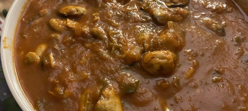 Mejillones en salsa