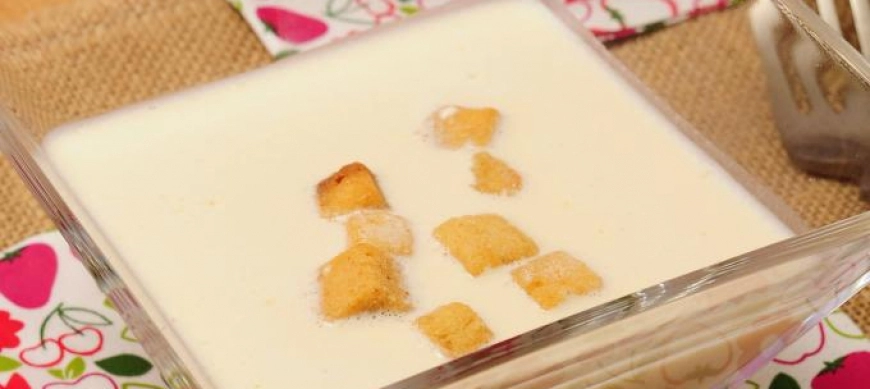 Recetas de verano con Thermomix: Falso ajoblanco o gazpacho blanco