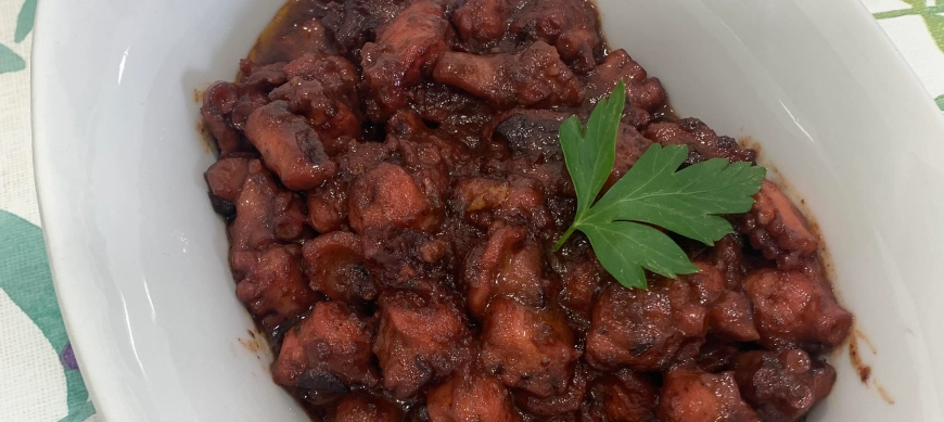 Pulpo en Salsa al estilo Salobreña