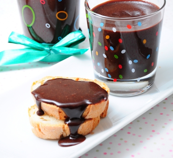 Crema de cacao para el bocadillo