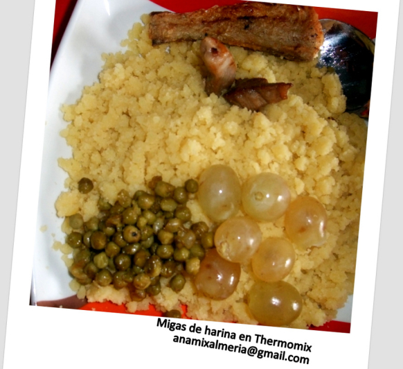 Migas de harina con Thermomix®